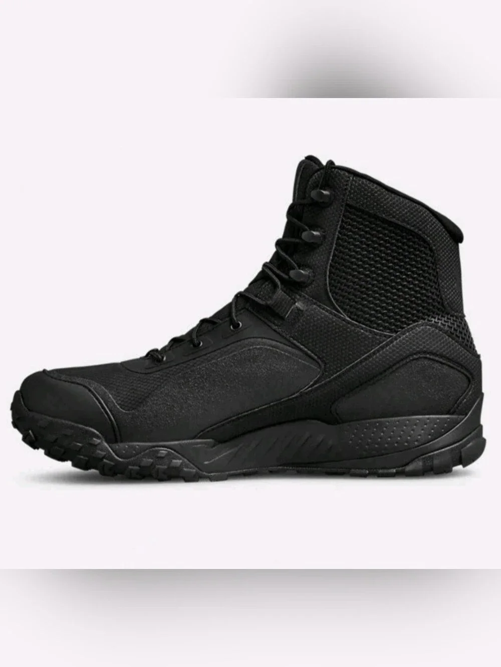 Under Armour (Sz 8.5) Men's Black Sustainable Valsetz Tactical Boots (Like NEW)